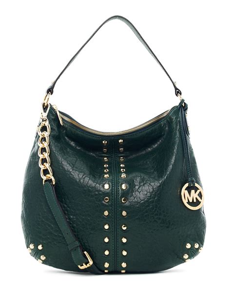 michael kors green shoulder bags